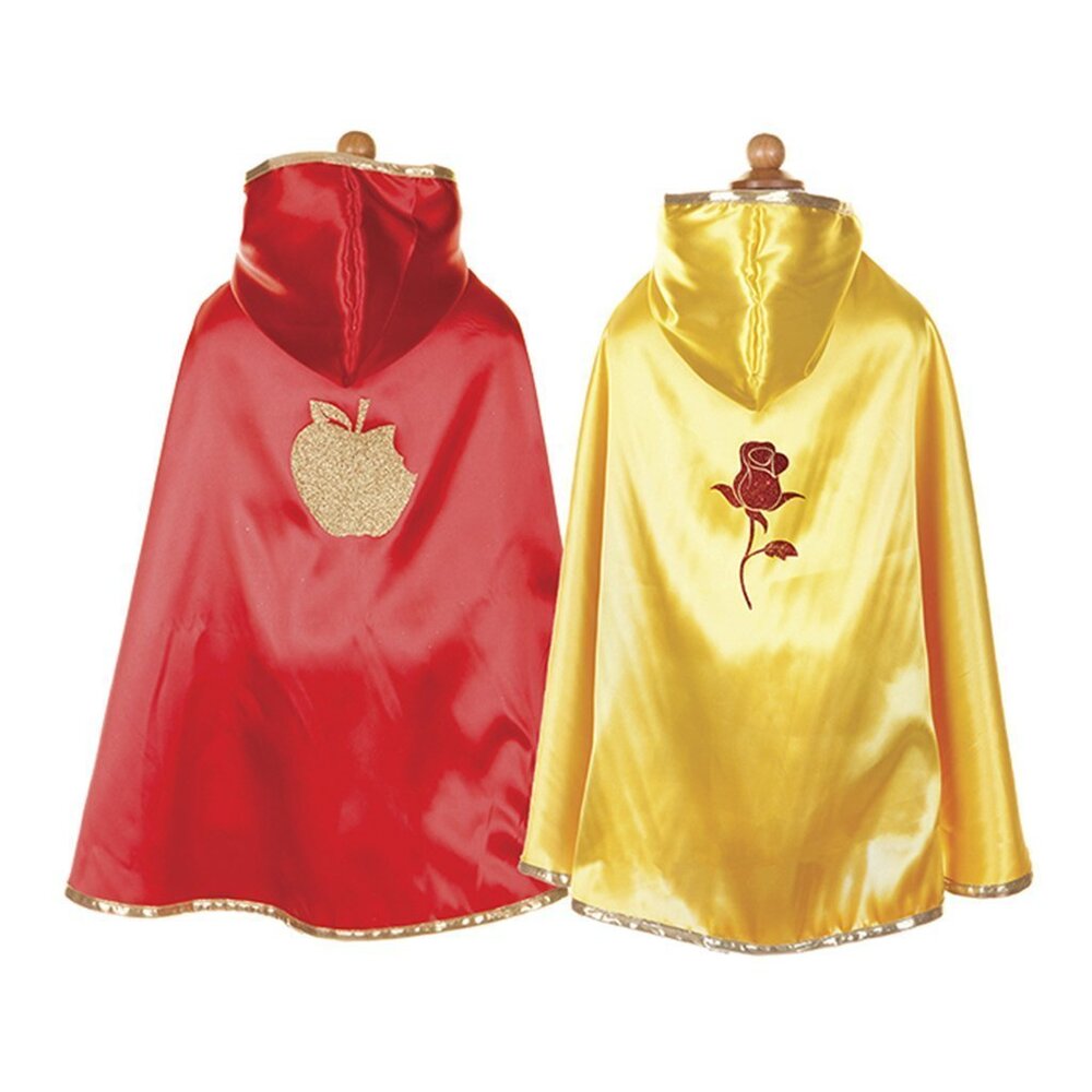 Great Pretenders Reversible Princess Snow White /Belle Cape (Size 5-6) New w/Tag